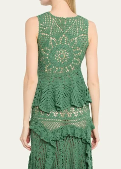 Ulla JohnsonCora Sleeveless Crochet Top