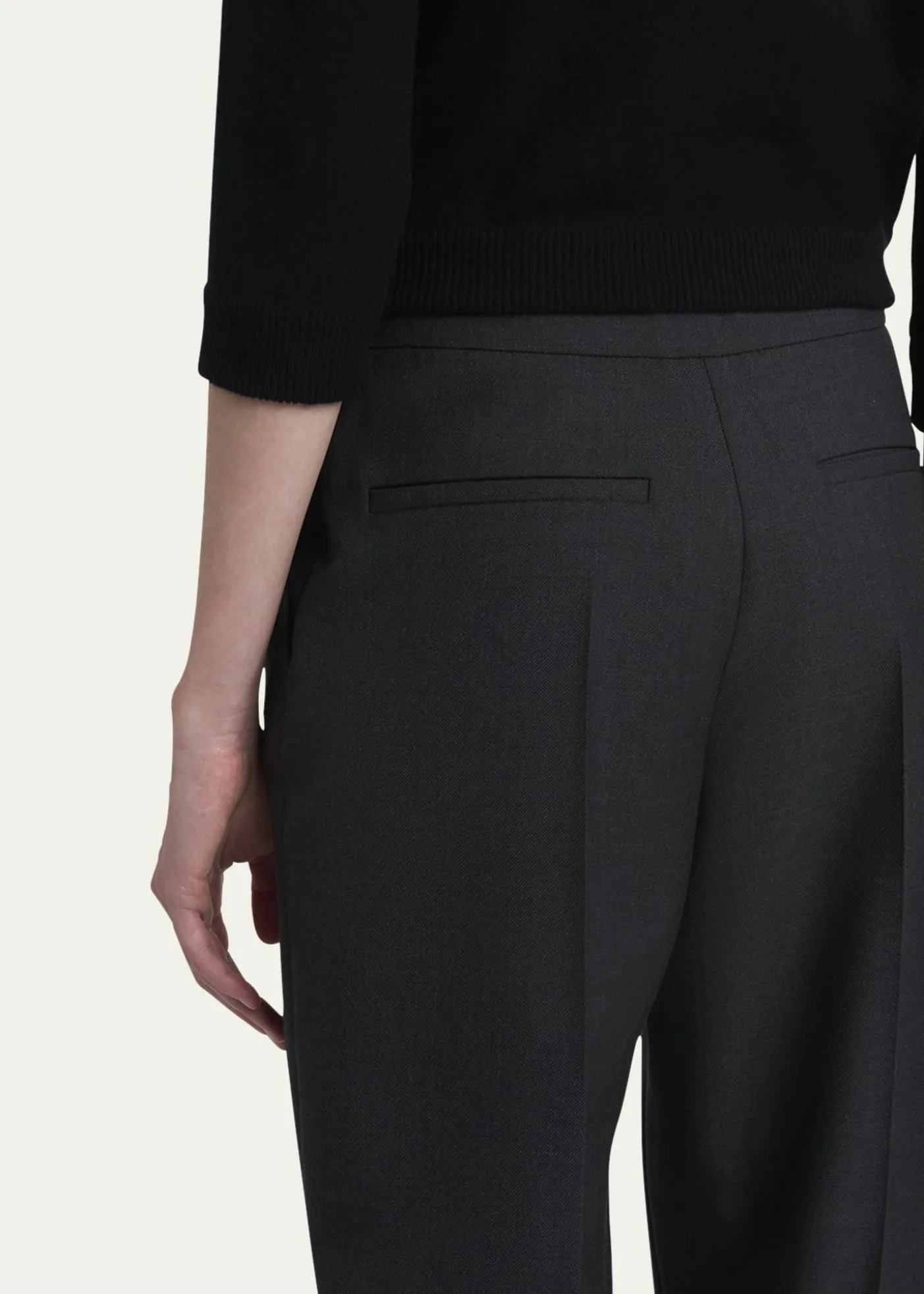 Valentino GaravaniCuffed Wool Trousers