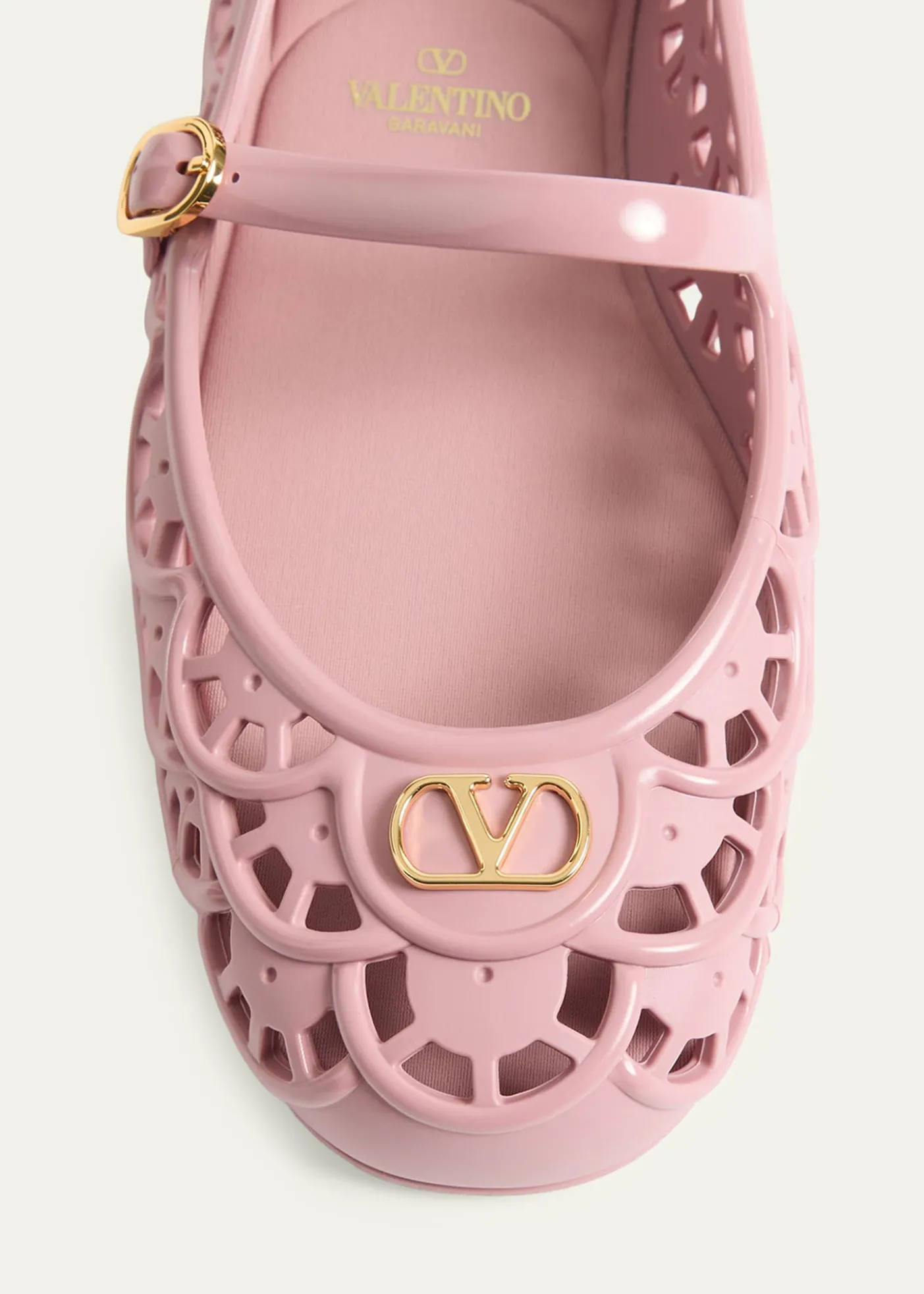 Valentino Garavani5mm VLogo PVC Ballerina Flats