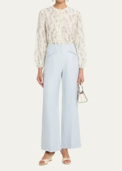 Veronica BeardCassidee Wide-Leg Pants