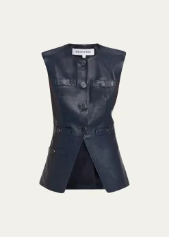 Veronica BeardTamara Leather Vest