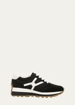Veronica BeardValentina Mixed Leather Retro Sneakers