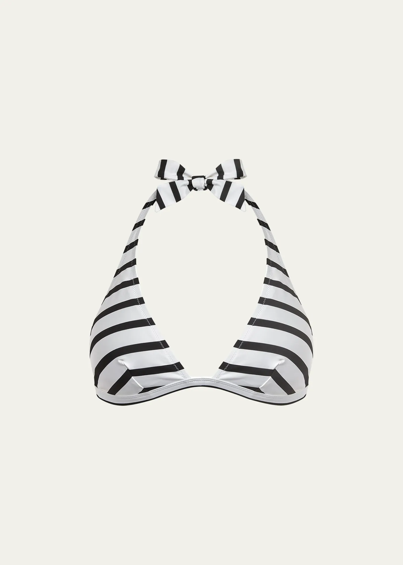 VilebrequinStripes Jersey Halter Bikini Top