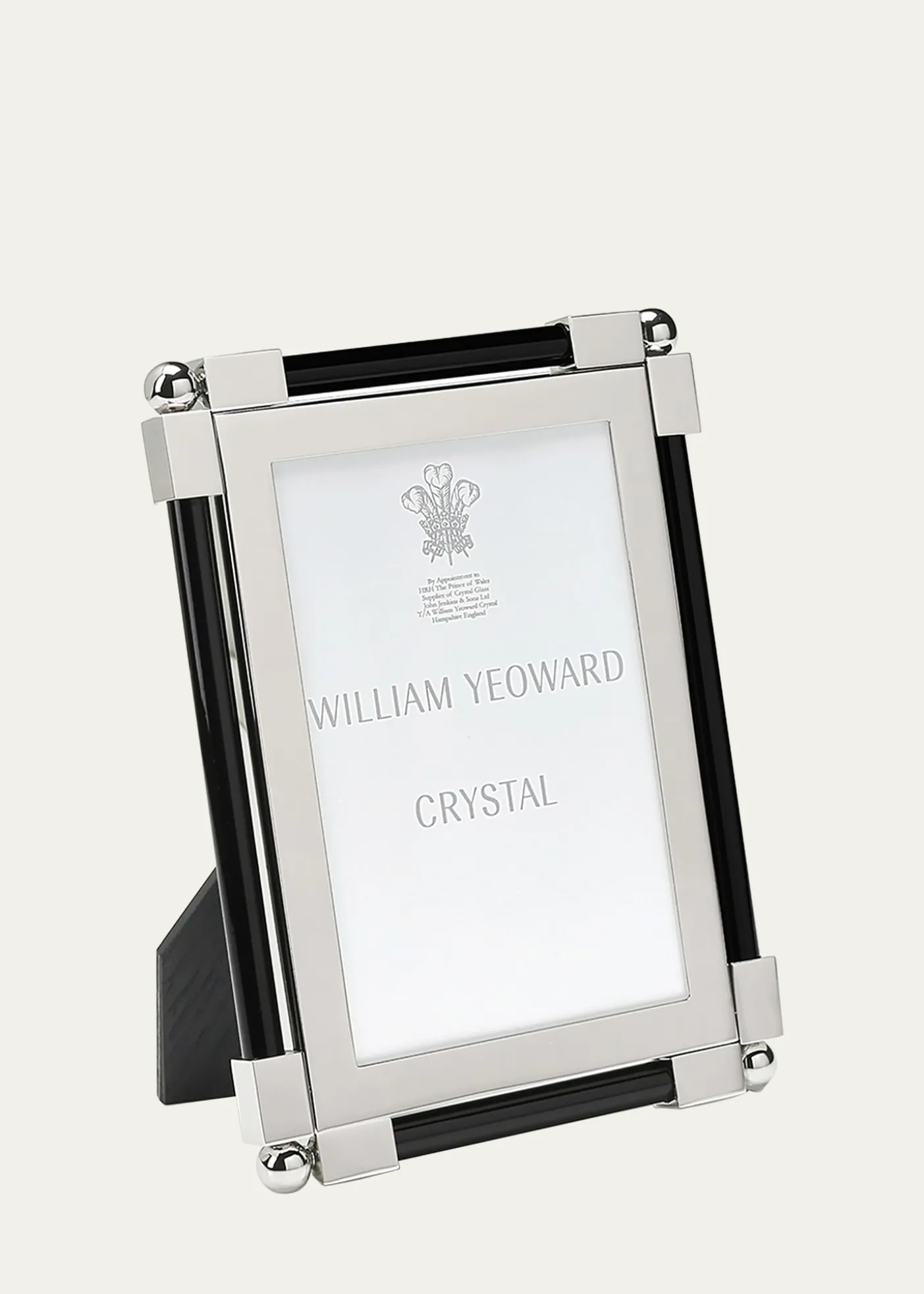 William Yeoward CrystalNew Classic Black Frame, 4 x 6