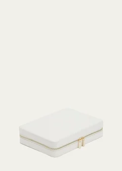 WOLFMaria Large Quilted Zip Jewelry Case
